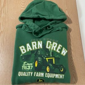 John Deere Farm Crew pull over hoodie